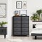 Sorbus Dresser with 10 Drawers - Storage Unit Organizer Chest for Clothes - Bedroom, Room, Nursery, & Closet - Steel Frame, Wood Top & Handles, and Easy Pull Fabric Bins